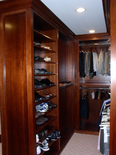 Customized closets by H&B Woodworking, Inc.
